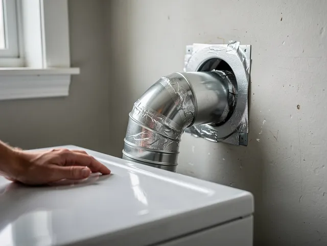 Lewisboro Dryer Vent Cleaning expert performing professional dryer vent repair and installation in Lewisboro